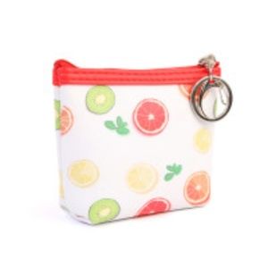 Lemon & Kiwi Print Coin Purse NWT Keyring